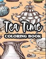 Tea Time Coloring Book