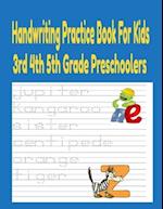 Handwriting Practice Books For Kids 3rd 4th And 5th Grade Preschoolers