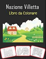 Nazione Villetta Libro da colorare