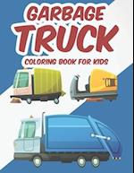 Garbage Truck Coloring Book For Kids