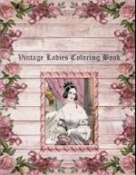 Vintage Ladies Coloring Book