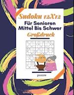 Sudoku 12x12 Für Senioren Mittel Bis Schwer Großdruck
