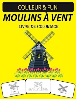 Moulins À Vent Livre de Coloriage