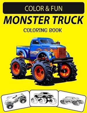 Monster Truck Coloring Book