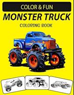 Monster Truck Coloring Book