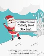 Christmas Activity Book For Kids