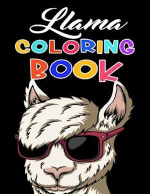 Llama Coloring Book