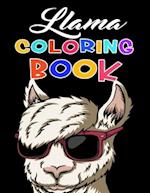 Llama Coloring Book