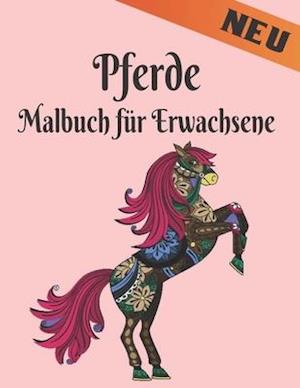 Malbuch Erwachsene Pferde