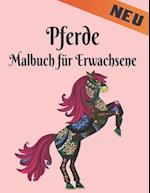 Malbuch Erwachsene Pferde