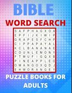 Bible Word Search Puzzle Books For Adults