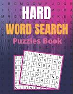 Hard Word Search Puzzles Book