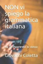 NON vi spiego la grammatica italiana