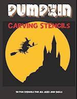 Pumpkin Carving Stencils: 50 Fun Stencils For All Ages and Skills (Halloween Crafts) 