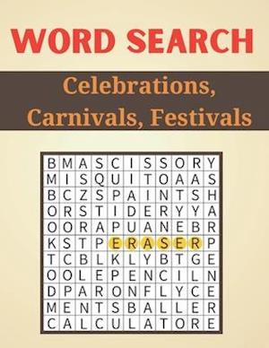 Word Search Celebrations, Carnivals, Festivals