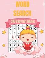 500 Baby Girl Names Word Search