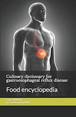 Culinary dictionary for gastroesophageal reflux disease