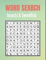 Word Search Insects & Swordfish