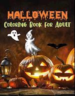 Halloween Coloring Book for Adults