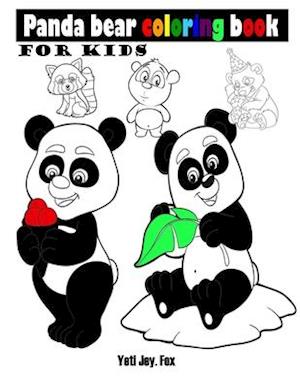 Panda coloring book for kids