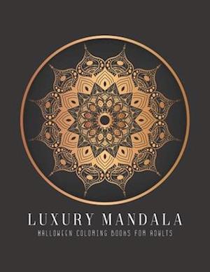 Luxury Halloween Mandala Coloring Books For Adults