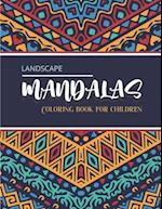 Landscape Mandalas - Coloring book for children