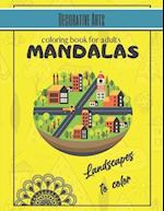 Decorative Arts - Mandalas coloring book for adults