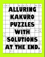 Alluring Kakuro Puzzles with with Solutions at the end.