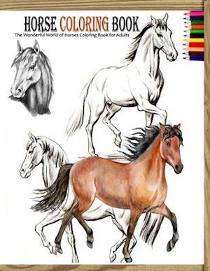 Horse coloring book