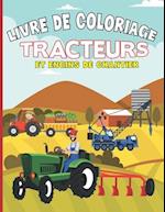 Livre De Coloriage Tracteurs Et Engins De Chantier