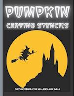 Pumpkin Carving Stencils: 50 Fun Stencils For All Ages and Skills (Halloween Crafts) 
