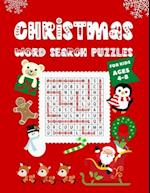 Christmas Word Search Puzzles for Kids Ages 4-8