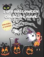 I Spy Halloween Coloring Book for Kids Ages 2-5