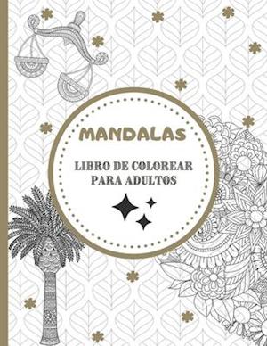 Libro para colorear mandalas para adultos