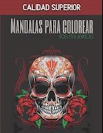 Mandalas para colorear - Los muertos - Calidad superior