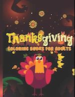 Thanksgiving Coloring Books For Adults