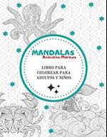 Mandalas Sea Animals - Libro para colorear para adultos y niños