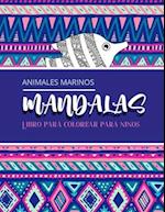 Animales marinos - Libro para colorear para niños