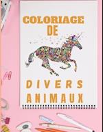 Coloriage de Divers Animaux