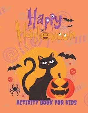 Halloween Activity Book for Kids