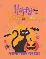 Halloween Activity Book for Kids