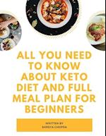 All you need to know about keto diet and Full meal plan for beginners