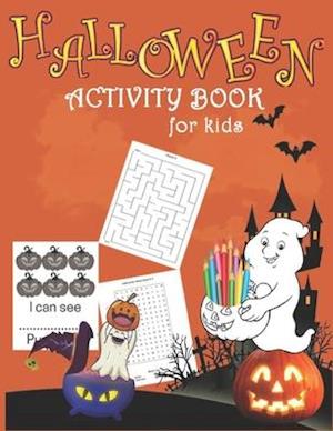 Halloween Activity Book For Kids