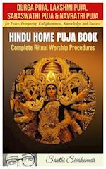 Durga Puja,Lakshmi Puja,Saraswati Puja,Navratri Puja : Hindu Home Puja Book: Complete Ritual Worship Procedure 