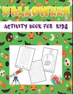 Halloween Activity Book For Kids