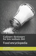 Culinary dictionary for low sodium diet