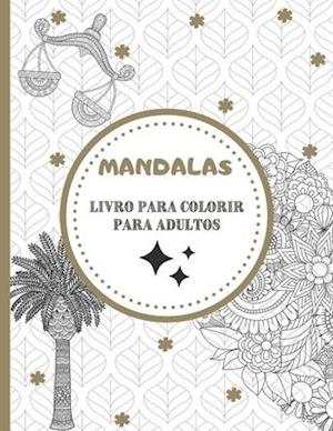 Livro para Colorir Mandalas para Adultos