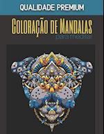 Mandalas de coloração de meditação - Qualidade Premium