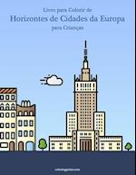 Livro para Colorir de Horizontes de Cidades da Europa para Crianças