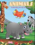 ANIMALS - Coloring Book For Kids